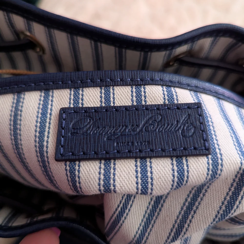 Dooney & Bourke Navy Blue Bucket Bag - Picture 13 of 14